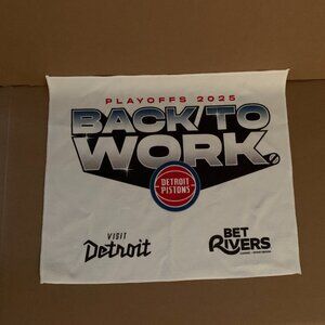 detroit pistons hand towel